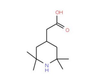 (2,2,6,6-Tetramethyl-piperidin-4-yl)-acetic acid - chemical structure image