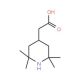 (2,2,6,6-Tetramethyl-piperidin-4-yl)-acetic acid - chemical structure image