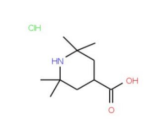 2,2,6,6-Tetramethylpiperidine-4-carboxylic acid, Hydrochloride Salt (CAS 54996-07-5) - chemical structure image
