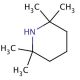2,2,6,6-Tetramethylpiperidine (CAS 768-66-1) - chemical structure image