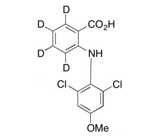 2-((2,6-Dichloro-4-methoxyphenyl)amino)benzoic Acid-d4 - chemical structure image