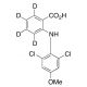 2-((2,6-Dichloro-4-methoxyphenyl)amino)benzoic Acid-d4 - chemical structure image
