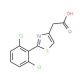 [2-(2,6-dichlorophenyl)-1,3-thiazol-4-yl]acetic acid - chemical structure image