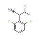 2-(2,6-dichlorophenyl)-3-oxobutanenitrile - chemical structure image
