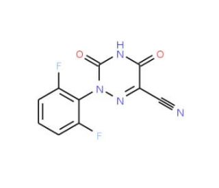 2-(2,6-Difluorophenyl)-3,5-dioxo-2,3,4,5-tetrahydro-1,2,4-triazine-6-carbonitrile - chemical structure image