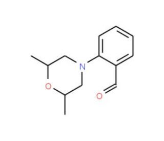 2-(2,6-dimethylmorpholin-4-yl)benzaldehyde - chemical structure image