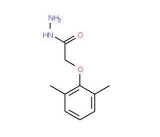 2-(2,6-dimethylphenoxy)acetohydrazide (CAS 64106-78-1) - chemical structure image