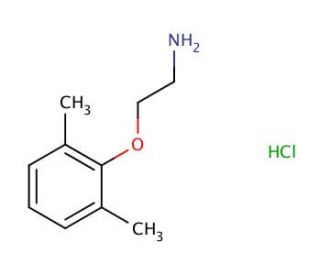 2-(2,6-dimethylphenoxy)ethanamine hydrochloride - chemical structure image