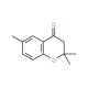 2,2,6-Trimethyl-4-chromanone (CAS 63678-14-8) - chemical structure image
