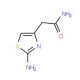2-(2-amino-1,3-thiazol-4-yl)acetamide (CAS 220041-33-8) - chemical structure image