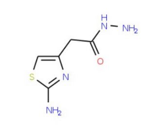2-(2-amino-1,3-thiazol-4-yl)acetohydrazide - chemical structure image