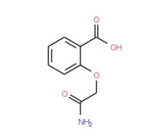2-(2-amino-2-oxoethoxy)benzoic acid (CAS 56424-81-8) - chemical structure image