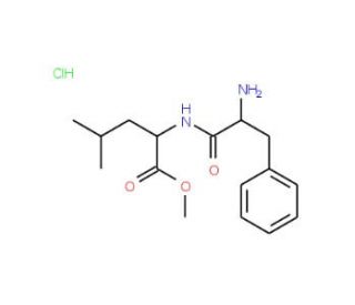 2-(2-Amino-3-phenyl-propionylamino)-4-methyl-pentanoic acid methyl ester hydrochloride - chemical structure image