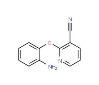 2-(2-aminophenoxy)nicotinonitrile - chemical structure image