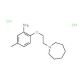2-(2-Azepan-1-yl-ethoxy)-5-methyl-phenylaminedihydrochloride - chemical structure image