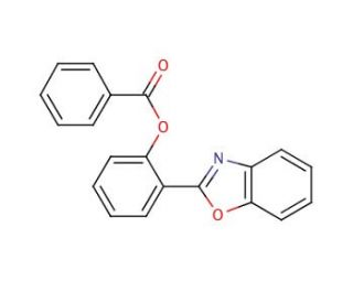 2-(2-Benzoxazolyl)phenyl benzoate (CAS 477934-10-4) - chemical structure image
