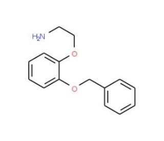 2-(2-Benzyloxyphenoxy)ethylamine (CAS 72955-81-8) - chemical structure image