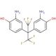 2,2-Bis(3-amino-4-hydroxyphenyl)hexafluoropropane (CAS 83558-87-6) - chemical structure image