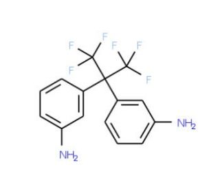 2,2-Bis(3-aminophenyl)hexafluoropropane (CAS 47250-53-3) - chemical structure image