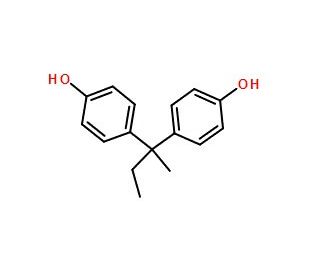2,2-Bis(4-hydroxyphenyl)butane (CAS 77-40-7) - chemical structure image