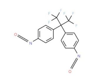 2,2-Bis(4-isocyanatophenyl)hexafluoropropane (CAS 10224-18-7) - chemical structure image