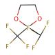 2,2-Bis(trifluoromethyl)-1,3-dioxolane (CAS 1765-26-0) - chemical structure image