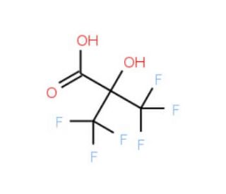 2,2-Bis(trifluoromethyl)glycolic acid (CAS 662-22-6) - chemical structure image
