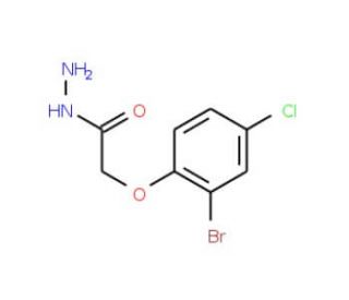2-(2-Bromo-4-chlorophenoxy)acetohydrazide - chemical structure image