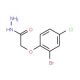 2-(2-Bromo-4-chlorophenoxy)acetohydrazide - chemical structure image