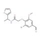 2-(2-bromo-4-formyl-6-methoxyphenoxy)-N-[1-(2-furyl)ethyl]acetamide - chemical structure image