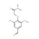 2-(2-bromo-4-formyl-6-methoxyphenoxy)-N,N-dimethylacetamide - chemical structure image