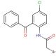 2-(2-Bromo-acetylamino)-5-chloro-benzophenone (CAS 32580-26-0) - chemical structure image