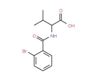 2-(2-Bromo-benzoylamino)-3-methyl-butyric acid - chemical structure image