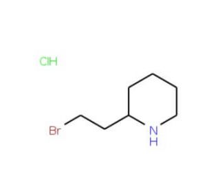 2-(2-Bromo-ethyl)-piperidine hydrochloride - chemical structure image