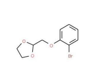 2-(2-Bromo-phenoxymethyl)-[1,3]dioxolane (CAS 850348-70-8) - chemical structure image