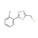2-(2-Bromo-phenyl)-5-chloromethyl-[1,3,4]oxadiazole - chemical structure image