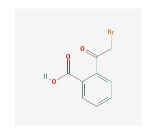 2-(2-Bromoacetyl)benzoic acid (CAS 7399-67-9) - chemical structure image