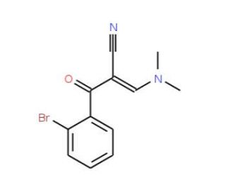 2-(2-Bromobenzoyl)-3-(dimethylamino)acrylonitrile (CAS 886361-83-7) - chemical structure image