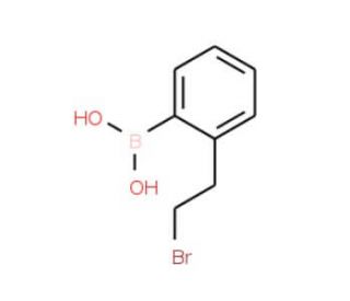 2-(2-Bromoethyl)benzeneboronic acid (CAS 850568-82-0) - chemical structure image