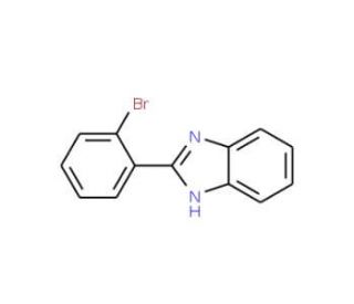 2-(2-bromophenyl)-1H-1,3-benzodiazole (CAS 13275-42-8) - chemical structure image