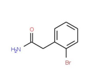 2-(2-Bromophenyl)acetamide (CAS 65999-53-3) - chemical structure image