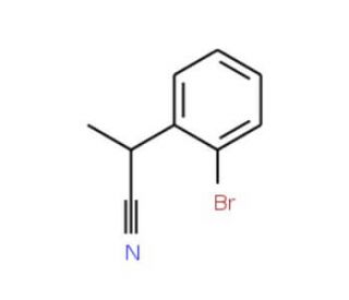2-(2-Bromophenyl)propanenitrile (CAS 57775-10-7) - chemical structure image