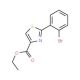 2-(2-Bromophenyl)thiazole-4-carboxylic acid ethyl ester (CAS 885278-78-4) - chemical structure image