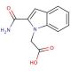 2-(2-carbamoyl-1H-indol-1-yl)acetic acid - chemical structure image