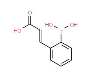 2-(2-Carboxyvinyl)benzeneboronic acid (CAS 374105-86-9) - chemical structure image