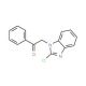 2-(2-chloro-1H-benzimidazol-1-yl)-1-phenylethanone (CAS 23085-45-2) - chemical structure image