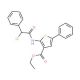 2-(2-Chloro-2-phenyl-acetylamino)-5-phenyl-thiophene-3-carboxylic acid ethyl ester - chemical structure image
