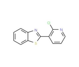 2-(2-Chloro-3-pyridinyl)-1,3-benzothiazole - chemical structure image