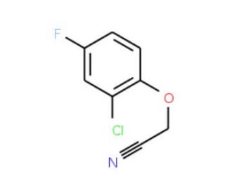 2-(2-Chloro-4-fluorophenoxy)acetonitrile (CAS 24115-19-3) - chemical structure image