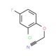 2-(2-Chloro-4-fluorophenoxy)acetonitrile (CAS 24115-19-3) - chemical structure image